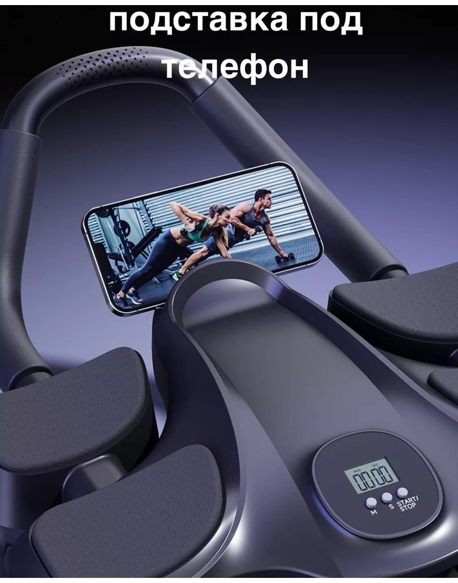 Ролик для пресса с возвратным механизмом LARKO rollerblack — фото 6