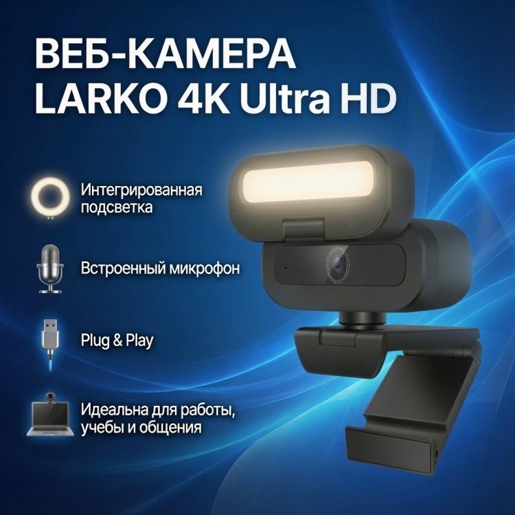 LARKO 4K Webcam