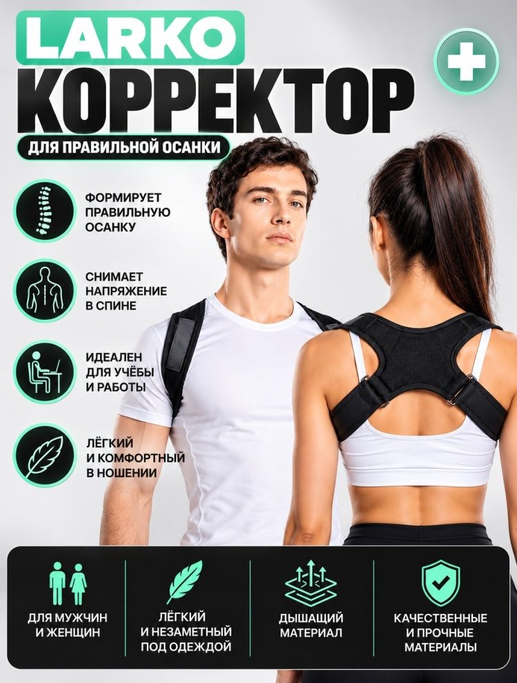 Корректор осанки грудной LARKO poscorl
