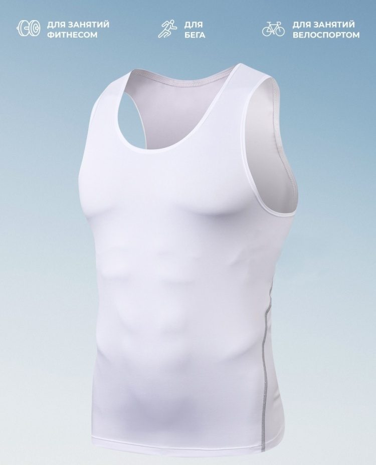 Майка LARKO whitemanshirt