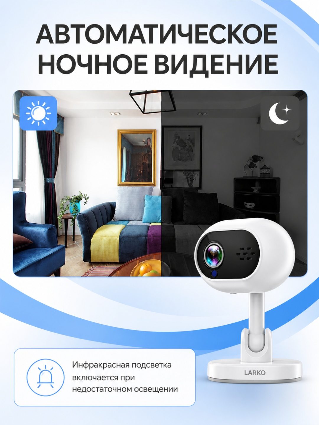 Видеоняня LARKO Smart Camera A4 — фото 5
