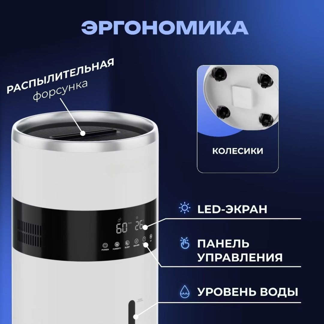 Увлажнитель воздуха ультразвуковой LARKO T-2103 — фото 8