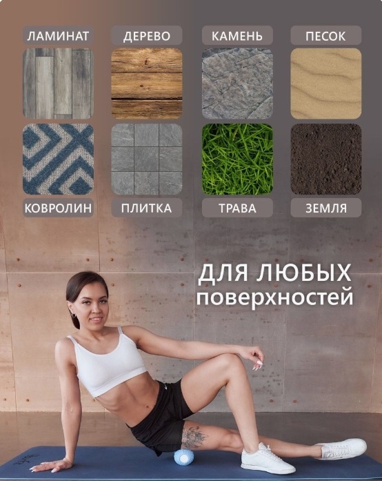 LARKO yogablue1 183х61x0.8 см — фото 8