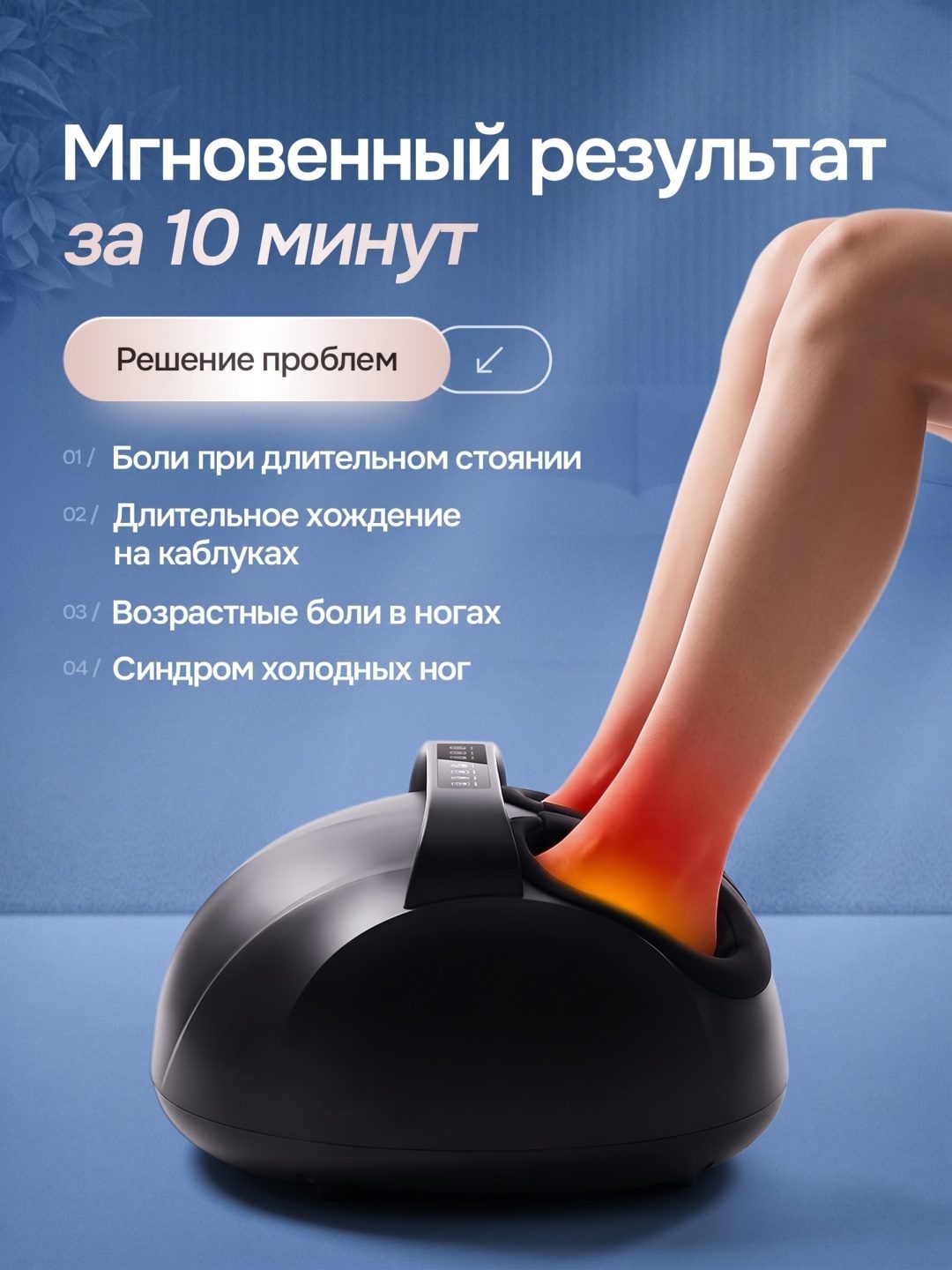 Массажер для стоп с подогревом LARKO 6D — фото 5