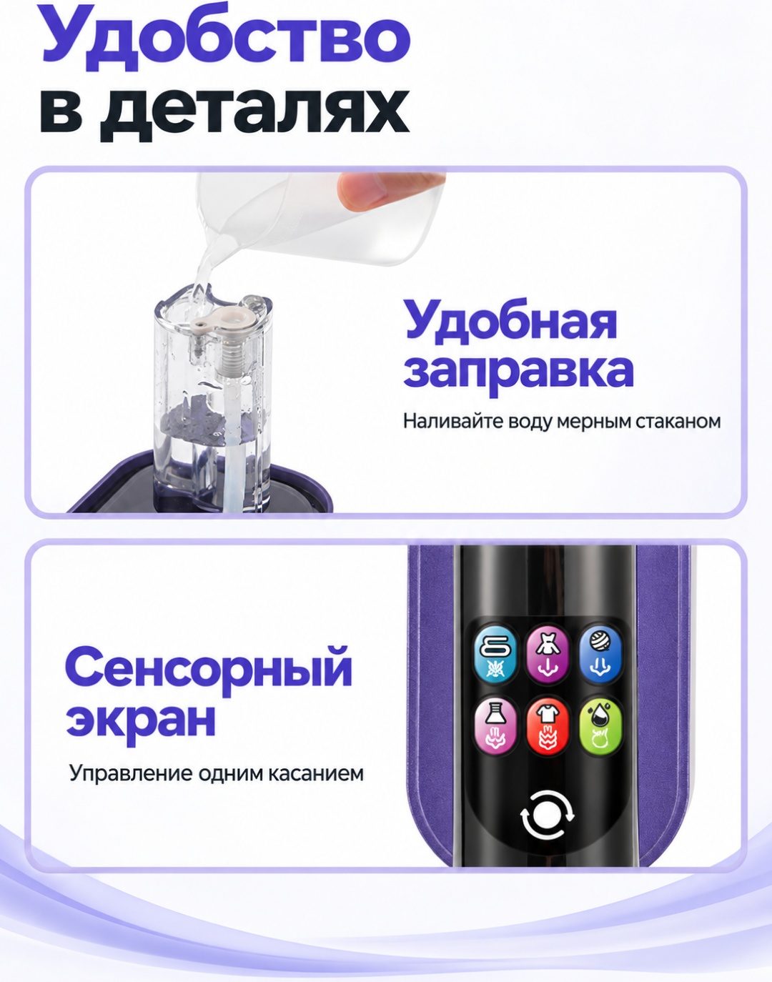 Отпариватель сенсорный — фото 3