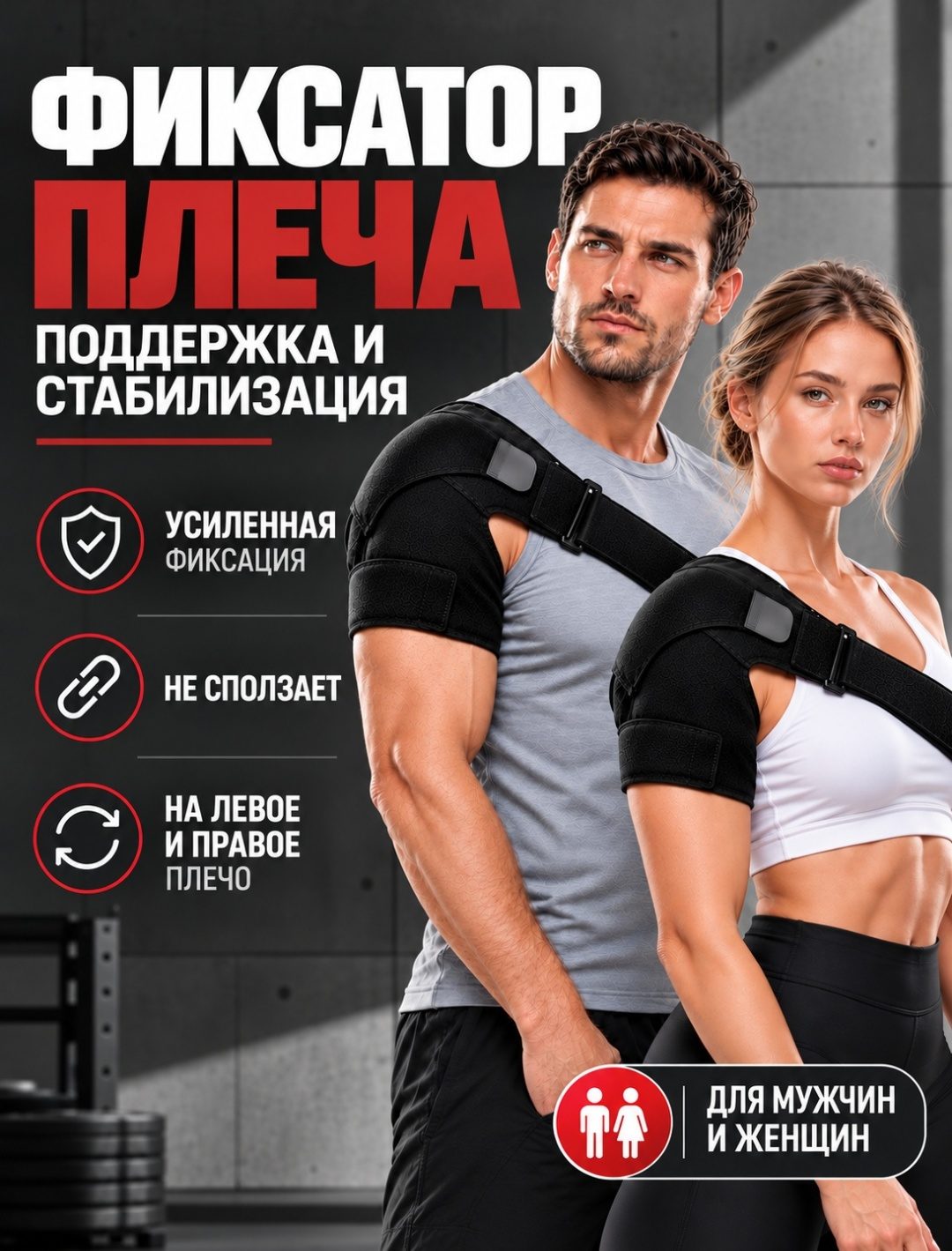 Плечевой бандаж универсальный LARKO Reinforced shoulder 2 — фото 2