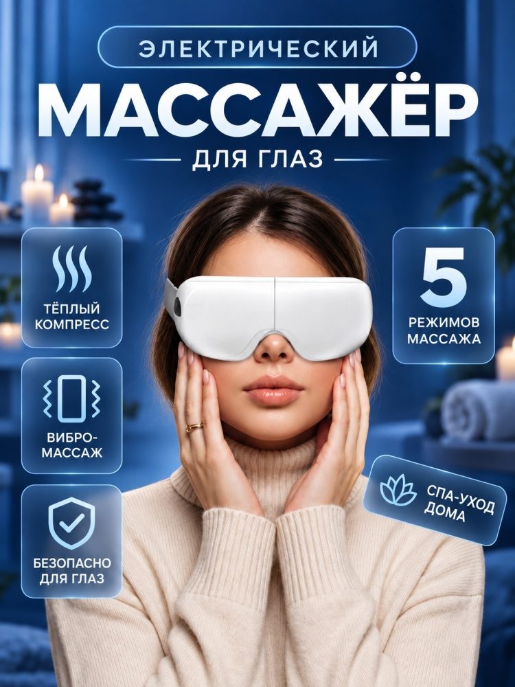 Массажер для глаз акупунктурный LARKO Electric eye massager 01