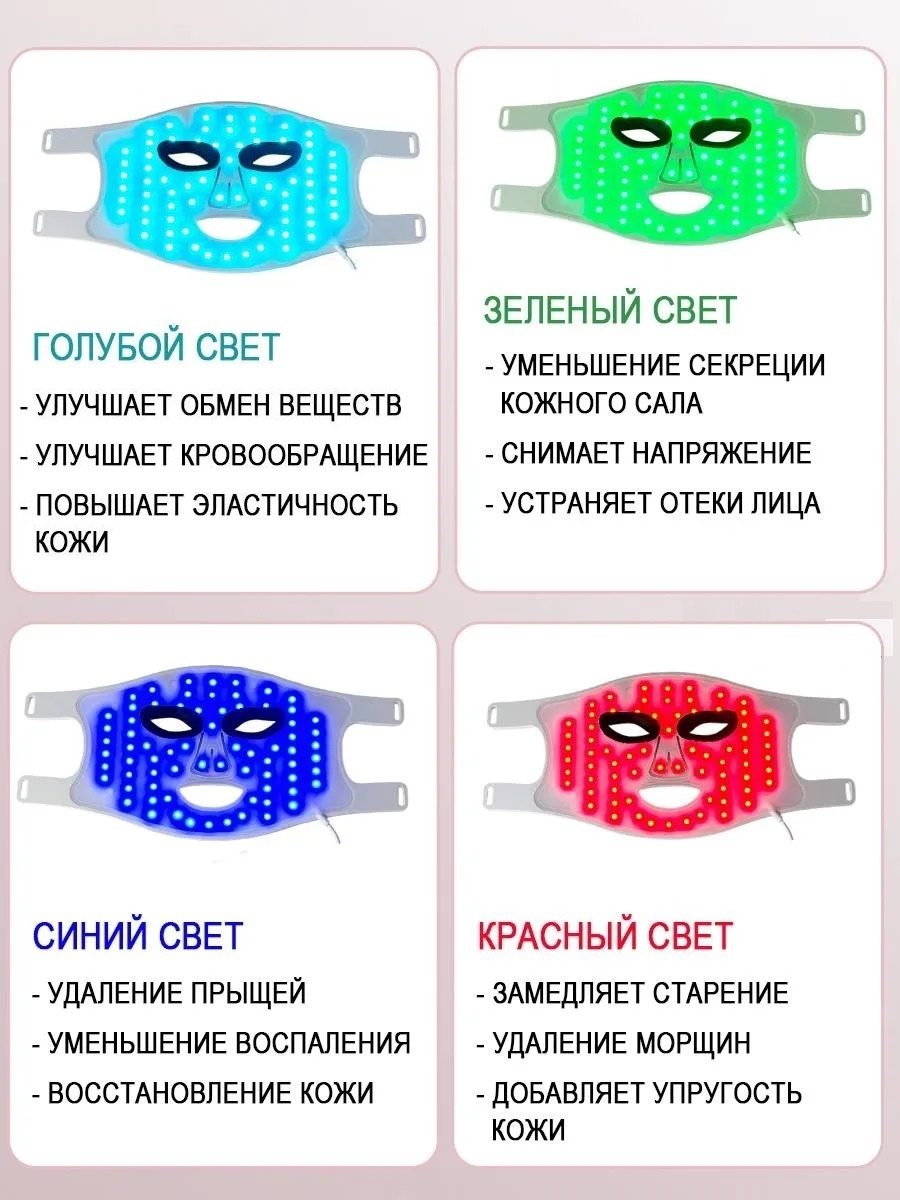 Инфракрасная LED маска для лица LARKO — фото 6